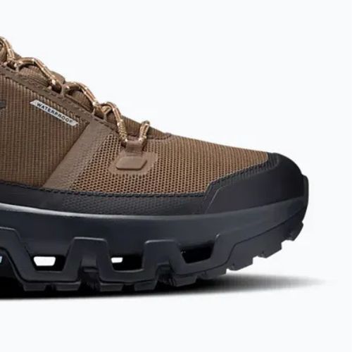 Pánské turistické boty On Cloudrock Mid Waterproof earth/black