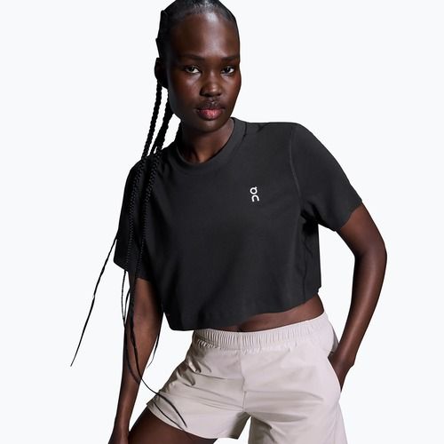 Dámské tréninkové tričko On Train-T Crop black