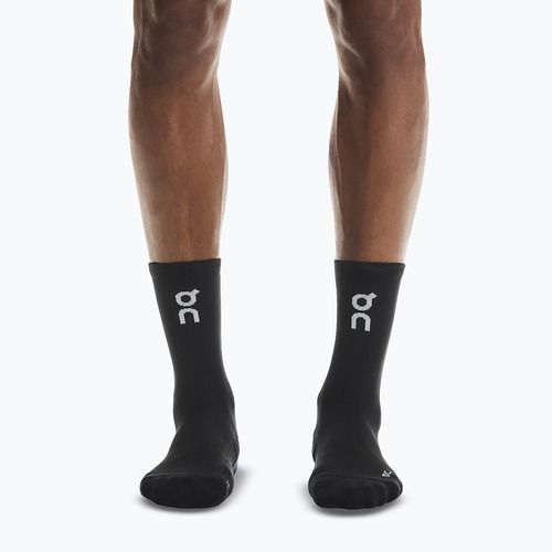 Běžecké ponožky On Core Run High 2 páry black