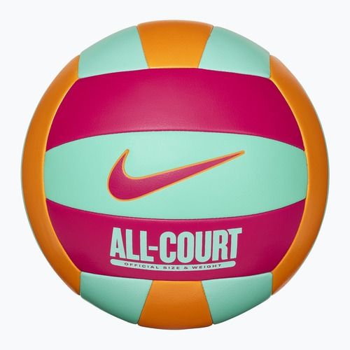 Volejbalový míč Nike All Court Volleyball bright ceramic/bleached turquoise/rush pink velikost 5