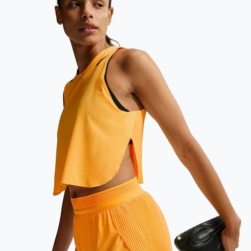 Dámské běžecké šortky Nike AeroSwift Dri-Fit ADV Mid-Rise 3" laser orange/black/white/black