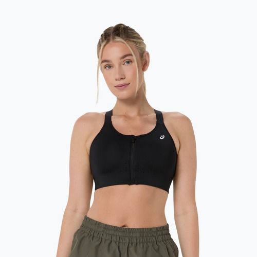 Sportovní podprsenka ASICS Road Combination Zip performance black