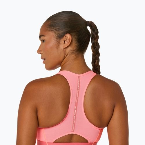 Tréninková podprsenka ASICS Road Compression sun coral