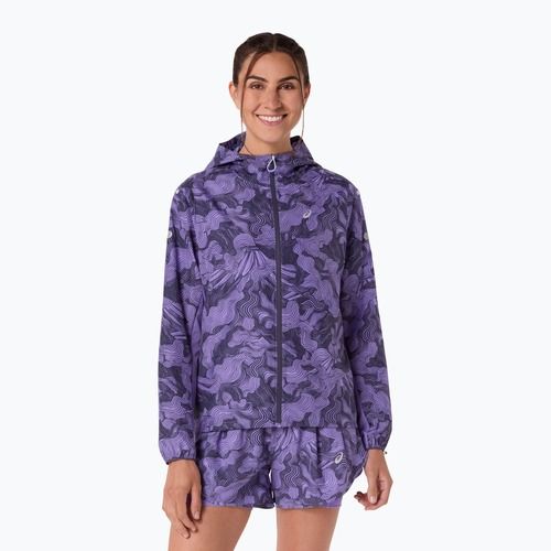 Dámská běžecká bunda ASICS Fujitrail Packable amethyst