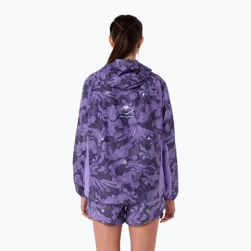 Dámská běžecká bunda ASICS Fujitrail Packable amethyst