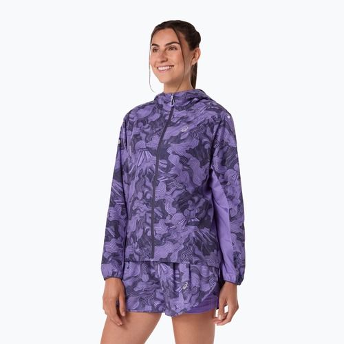 Dámská běžecká bunda ASICS Fujitrail Packable amethyst