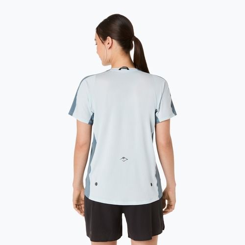 Dámské běžecké tričko ASICS Fujitrail Elite Top cool grey/ironclad