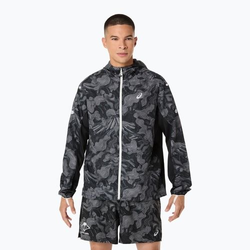 Dámská běžecká bunda ASICS Fujitrail Packable performance black