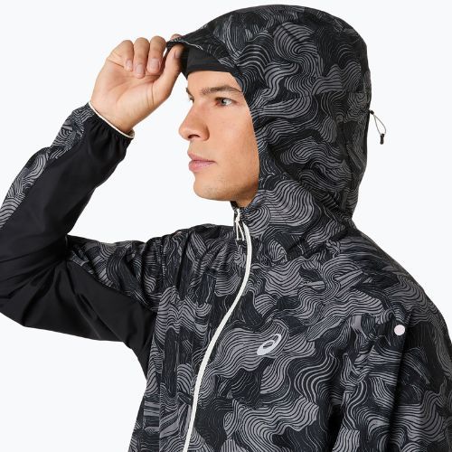 Dámská běžecká bunda ASICS Fujitrail Packable performance black