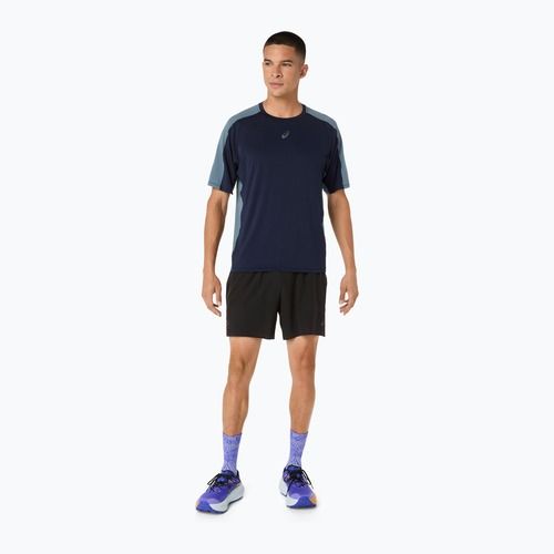 Pánské běžecké tričko ASICS Fujitrail Elite SS Top midnight/ironclad