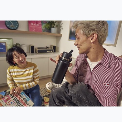 Termo láhev Hydro Flask Wide Flex Straw 946 ml black