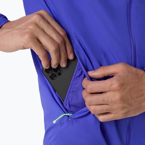 Pánské běžecké tílko ASICS Road All Over Print Singlet cobalt burst/illuminate green