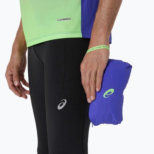 Pánské běžecké tílko ASICS Road All Over Print Singlet cobalt burst/illuminate green