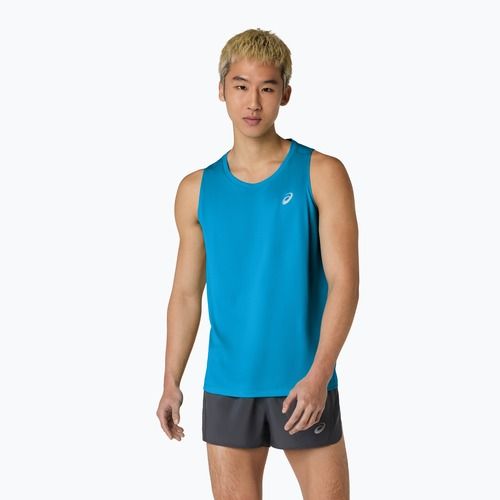Pánské běžecké tričko ASICS Core Singlet Aegean Blue