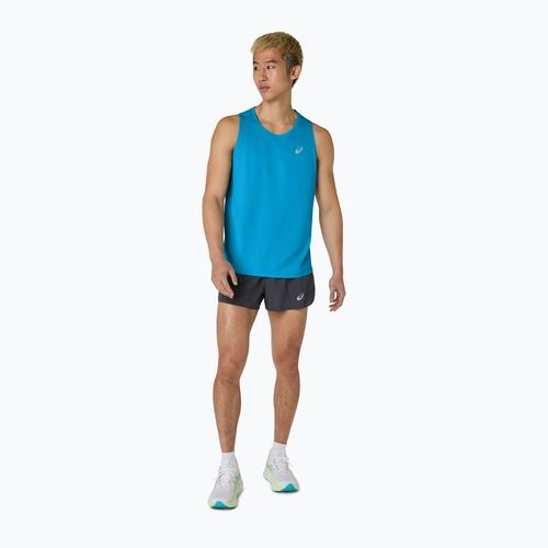 Pánské běžecké tričko ASICS Core Singlet Aegean Blue