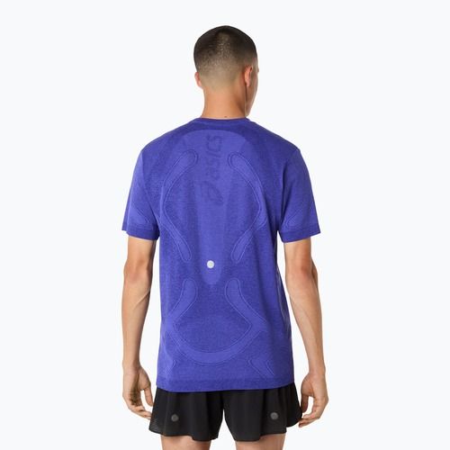 Pánské běžecké triko Longsleeve ASICS Road Seamless LS cobalt burst/eggplant
