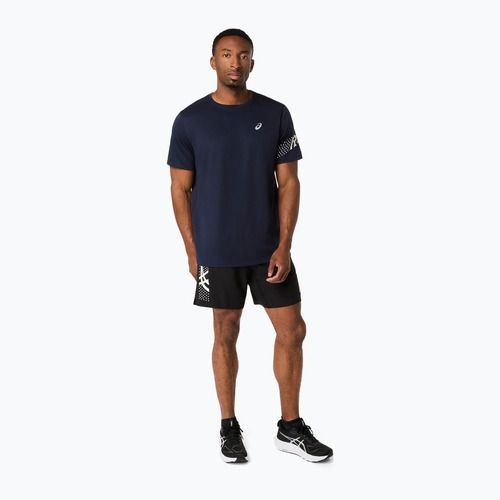 Pánské běžecké tričko ASICS Icon SS midnight/cream