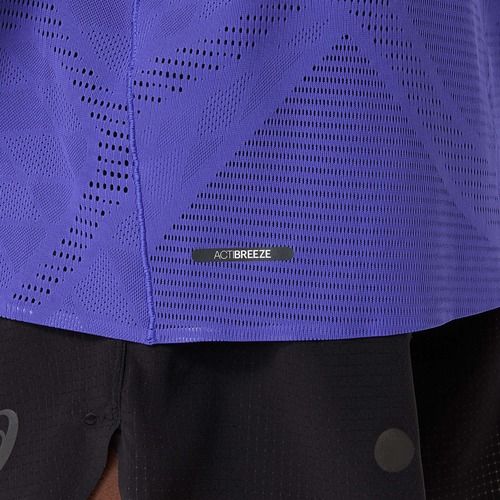 Pánské běžecké tričko ASICS Metarun SS Top cobalt burst