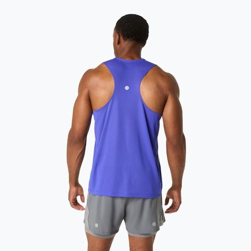 Pánské běžecké tílko ASICS Road Fade Singlet cobalt burst/illuminate green