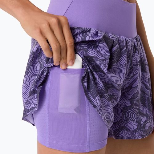 Dámské běžecké šortky ASICS Road All Over Print amethyst