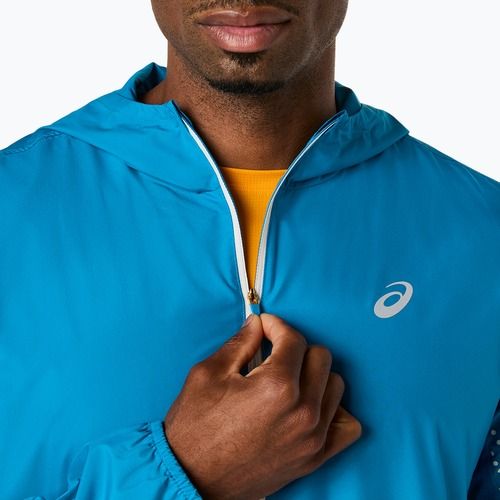 Pánská běžecká bunda ASICS Icon Aegean Blue/Cream