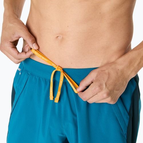 Pánské běžecké šortky ASICS Road 7IN tranquil teal/dark teal/yamabuki