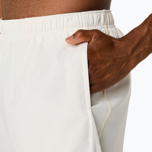 Pánské běžecké šortky ASICS Icon 7IN cream/vital green