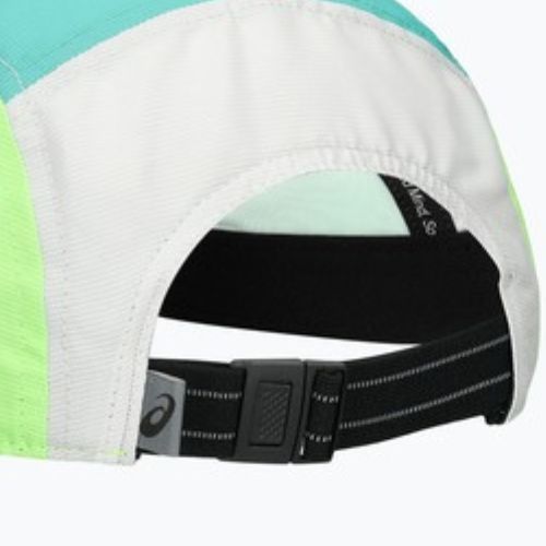 Kšiltovka ASICS Performance Running 5 panel aurora green/cream