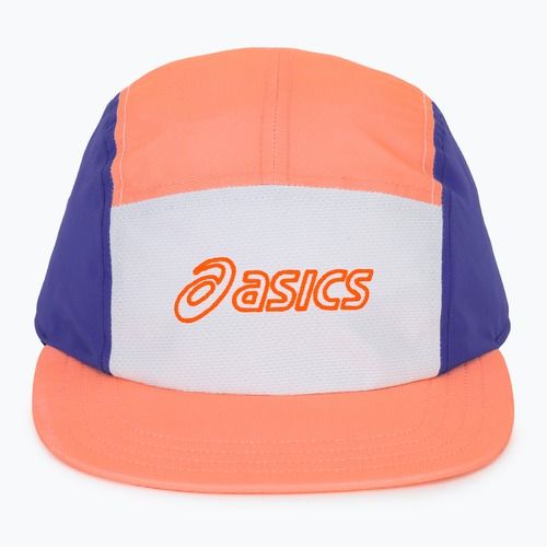 Kšiltovka ASICS Performance Running 5 Panel sun coral/brilliant white