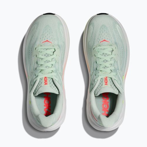 Dámské běžecké boty HOKA Clifton 10 sea glass/neon flame