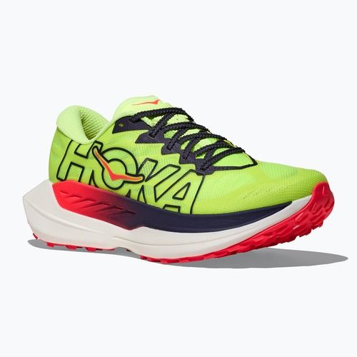 Dámské běžecké boty HOKA Rocket X Trail neon yuzu/neon flame