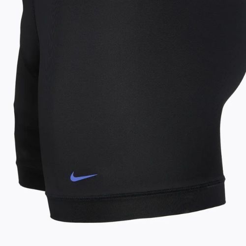 Pánské boxerky Nike Essential Micro 3 pairs black/sapphire/wolf grey/team crimson