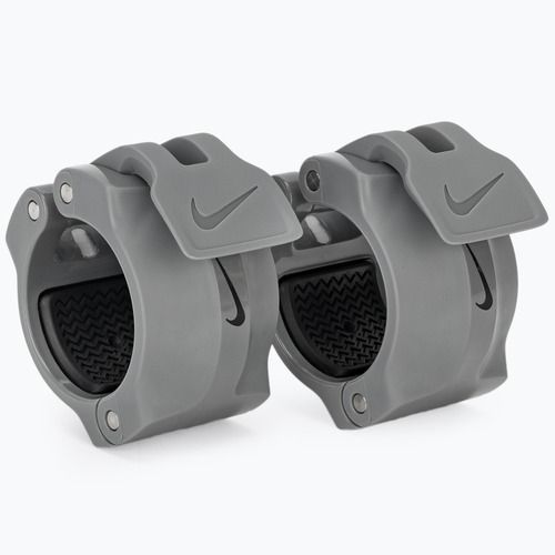 Svorky na činku Nike Strength Barbell Collars 2 pcs. grey/black