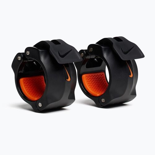 Svorky na činku Nike Strength Barbell Collars 2 pcs. black/orange