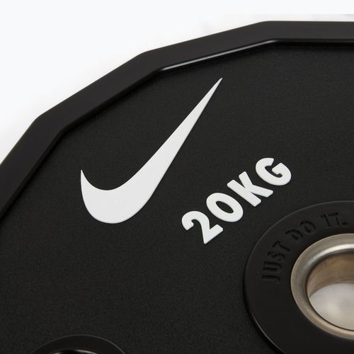 Olympijské bumperové závaží Nike Strength Pro Urethane Plates 20 kg black/white