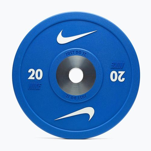 Olympijské bumperové závaží Nike Strength Pro Urethane Bumper Plates 20 kg blue/white