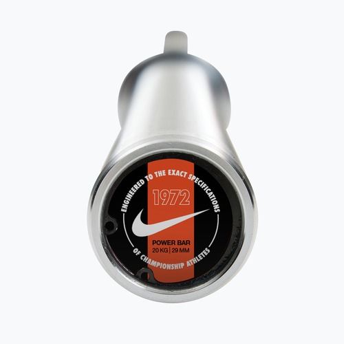 Rovná osa Nike Strength 1972 Power Bar black chrome/orange