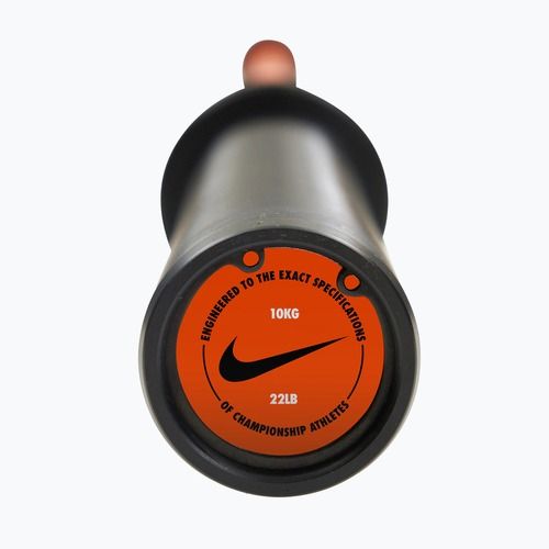 Bicepsová osa Nike Strength Shield Curl Bar orange