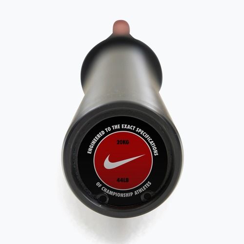 Rovná osa Nike Strength Coated Premium Barbell red swoosh