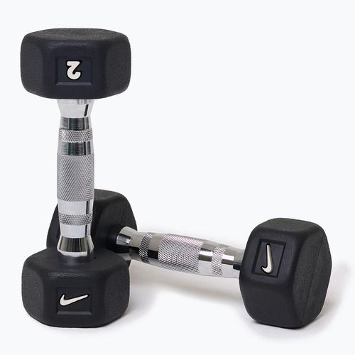 Pogumovaná činka Nike Strength Hex Dumbbell 2 kg black/white