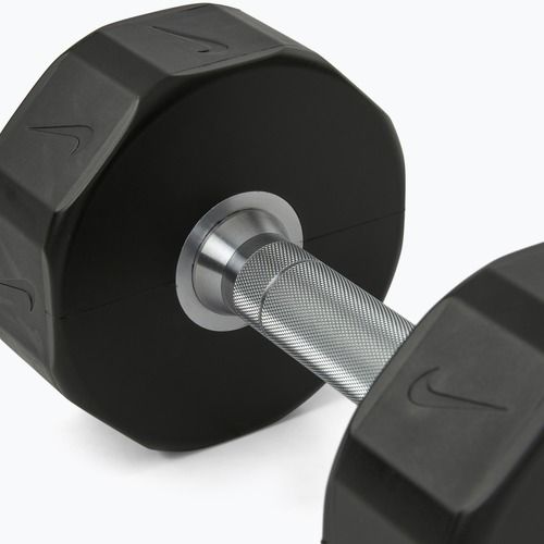 Chromovaná činka Nike Strength Pro Urethane Dumbbell 12 kg black/white