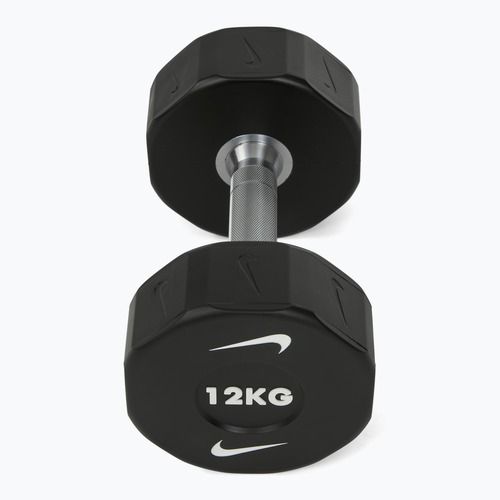 Chromovaná činka Nike Strength Pro Urethane Dumbbell 12 kg black/white