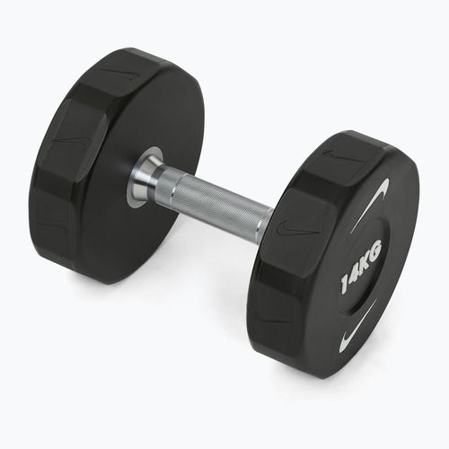 Chromovaná činka Nike Strength Pro Urethane Dumbbell 14 kg black/white