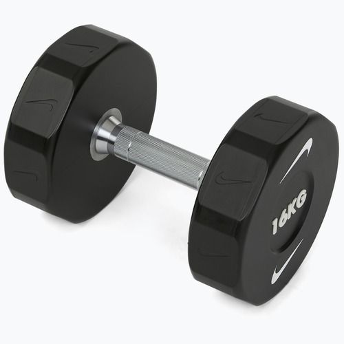 Chromovaná činka Nike Strength Pro Urethane Dumbbell 16 kg black/white