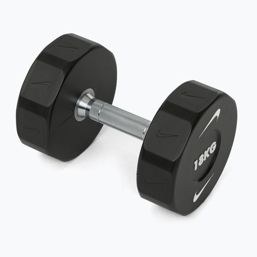 Chromovaná činka Nike Strength Pro Urethane Dumbbell 18 kg black/white