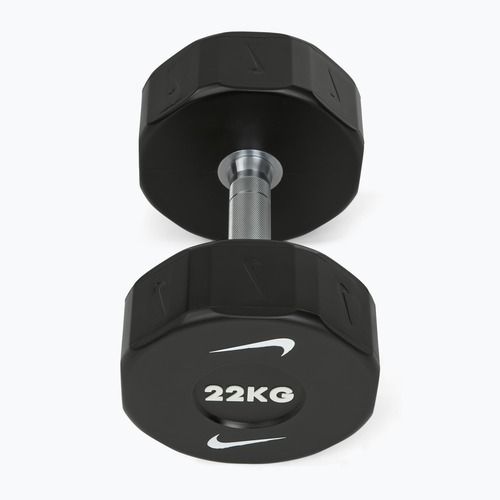 Chromovaná činka Nike Strength Pro Urethane Dumbbell 22 kg black/white