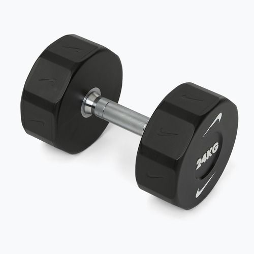 Chromovaná činka Nike Strength Pro Urethane Dumbbell 24 kg black/white