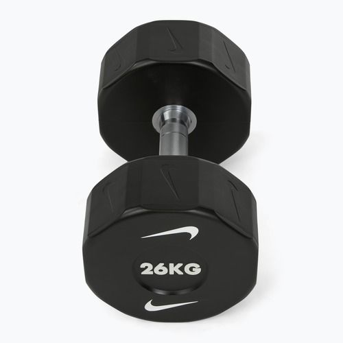 Chromovaná činka Nike Strength Pro Urethane Dumbbell 26 kg black/white