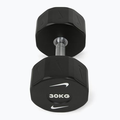 Chromovaná činka Nike Strength Pro Urethane Dumbbell 30 kg black/white