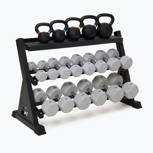 Stojan na činky a kettlebely Nike Strength Dumbbell & Kettlebell Storage Rack black